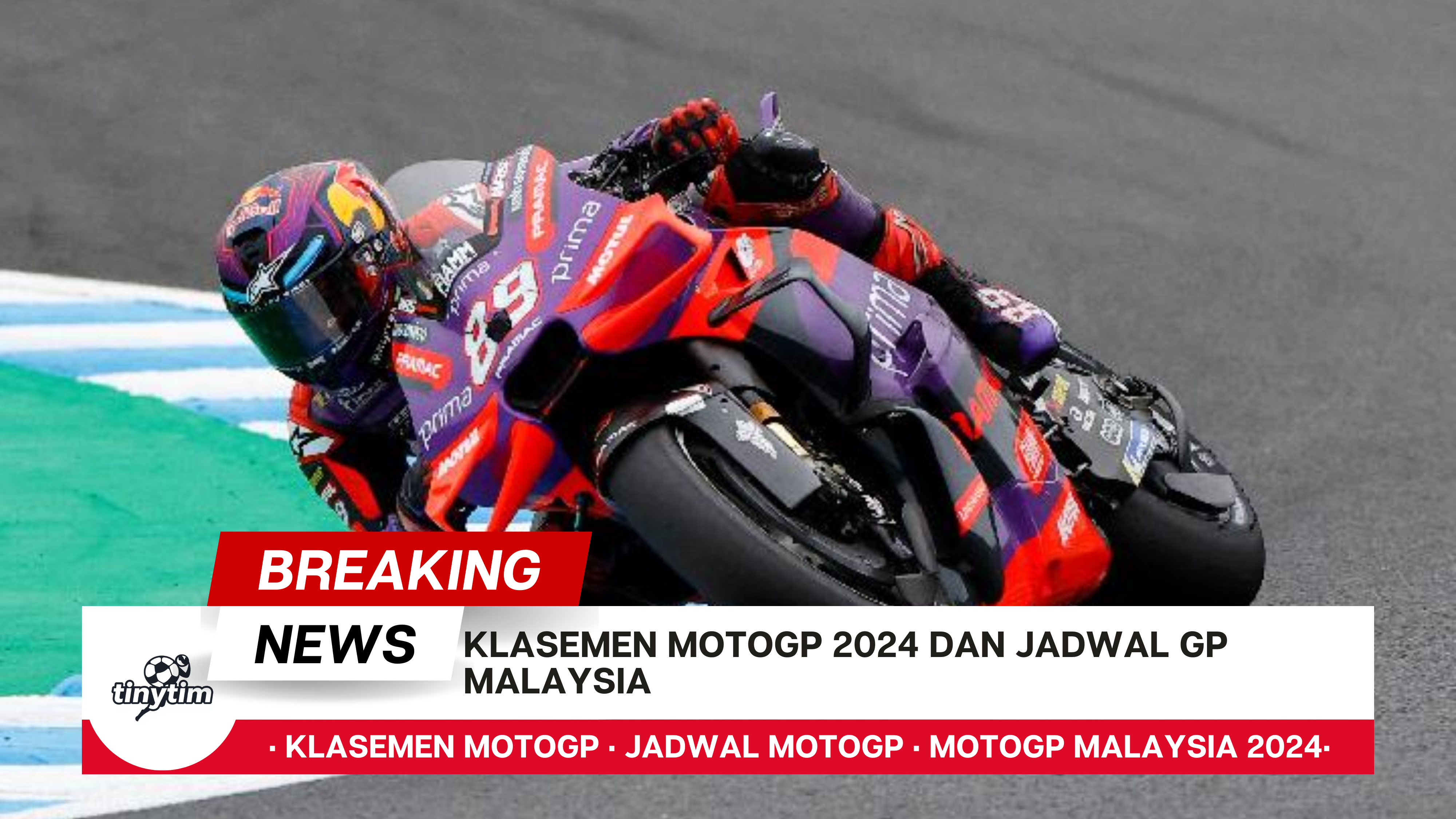 Klasemen MotoGP 2024 dan Jadwal GP Malaysia