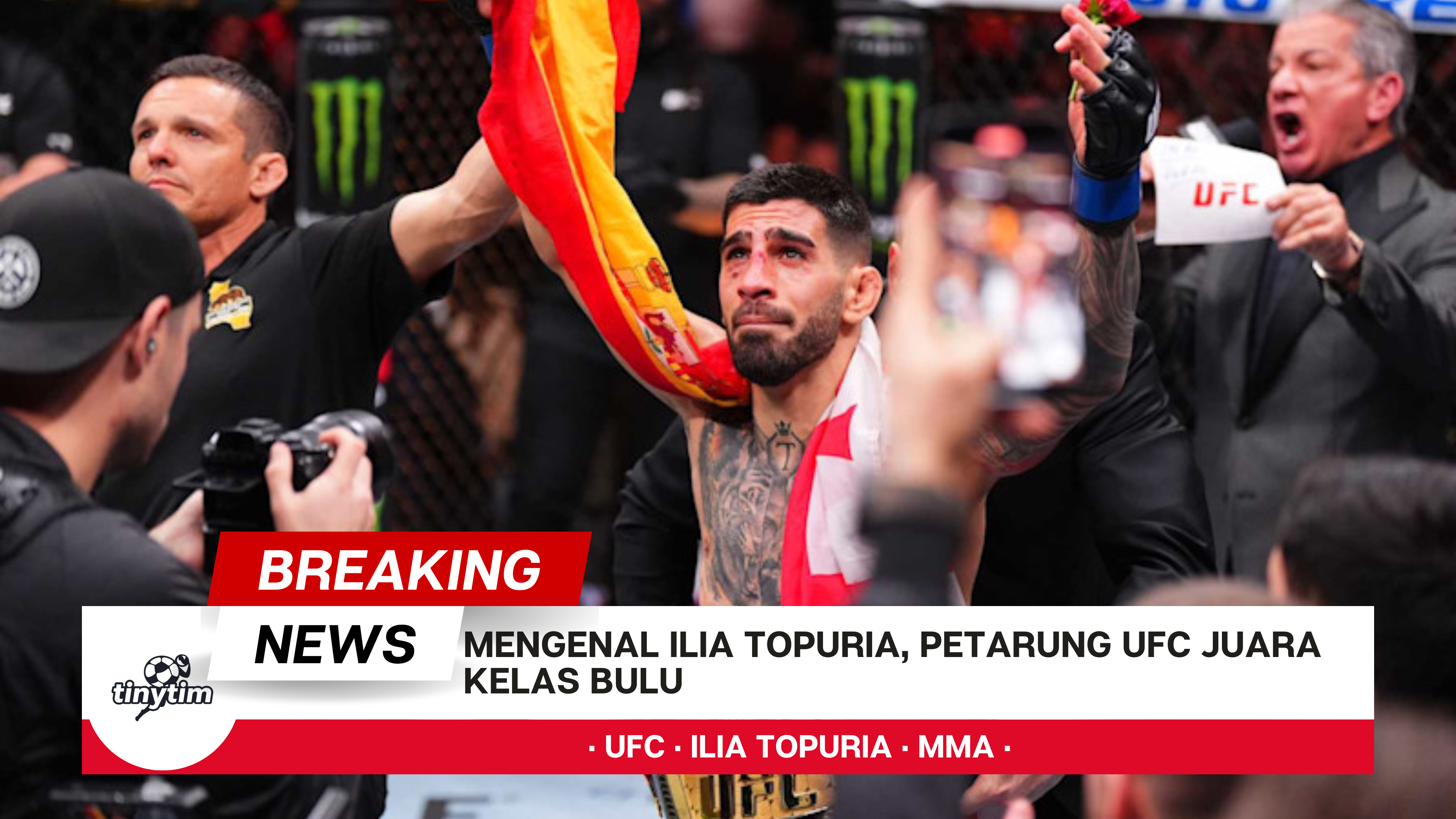 Mengenal Ilia Topuria, Petarung UFC Juara Kelas Bulu