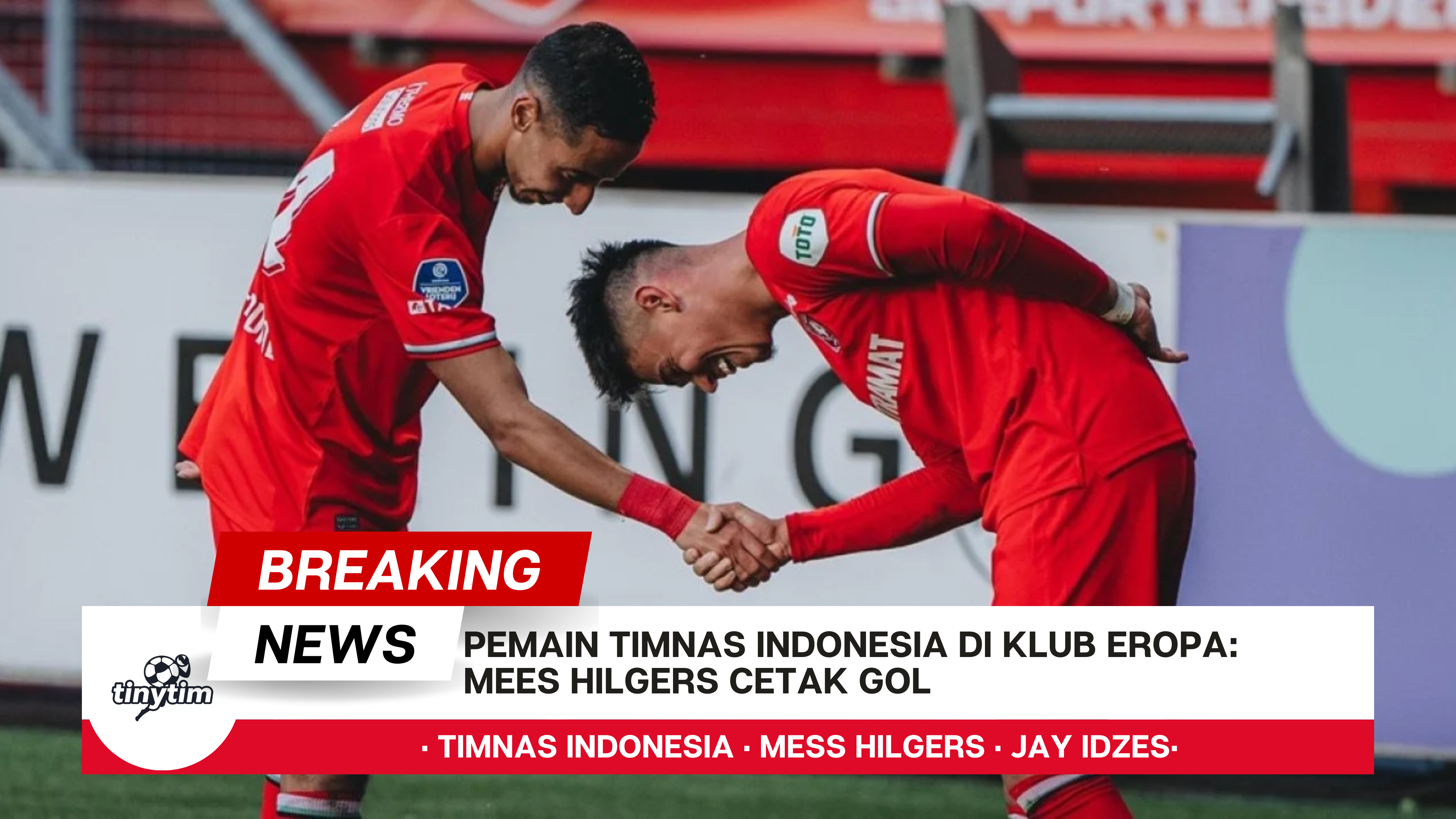 Pemain Timnas Indonesia di Klub Eropa Mees Hilgers Cetak Gol