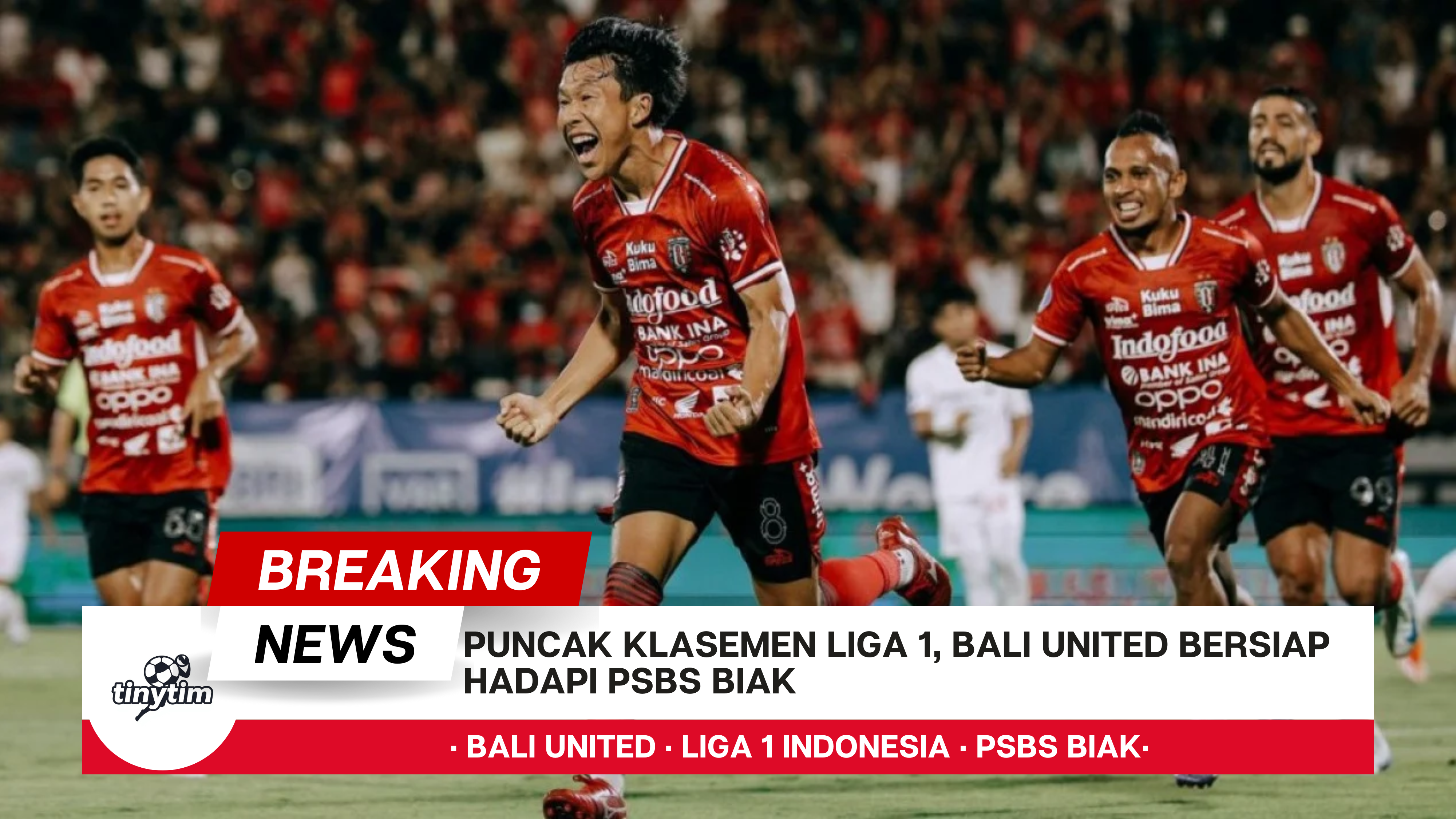 Puncak Klasemen Liga 1, Bali United Bersiap Hadapi PSBS Biak